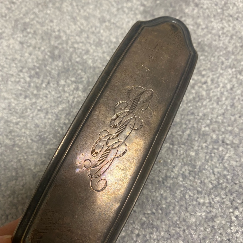 Vintage brush with soft bristles